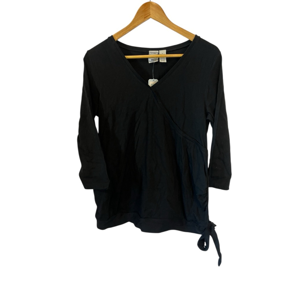 Women's Old Navy Maternity Long Sleeve Tee M Black